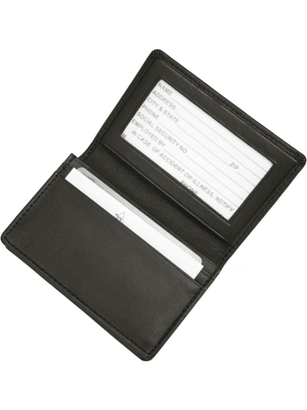 Deluxe Leather Card Holder - Slim Wallet, RFID Blocking, Stylish & Functional